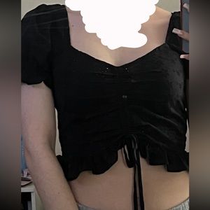Black cute top